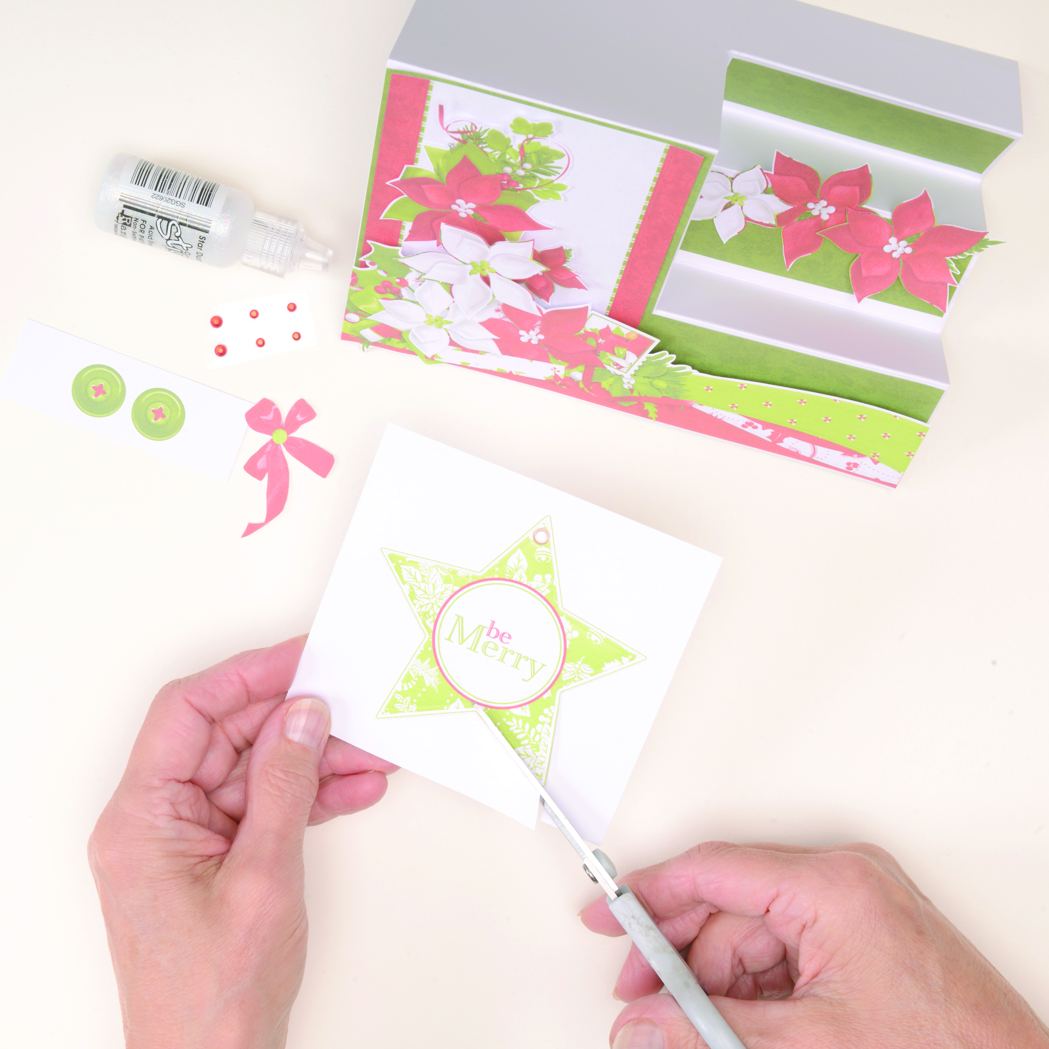 How to make a side stepper card 4