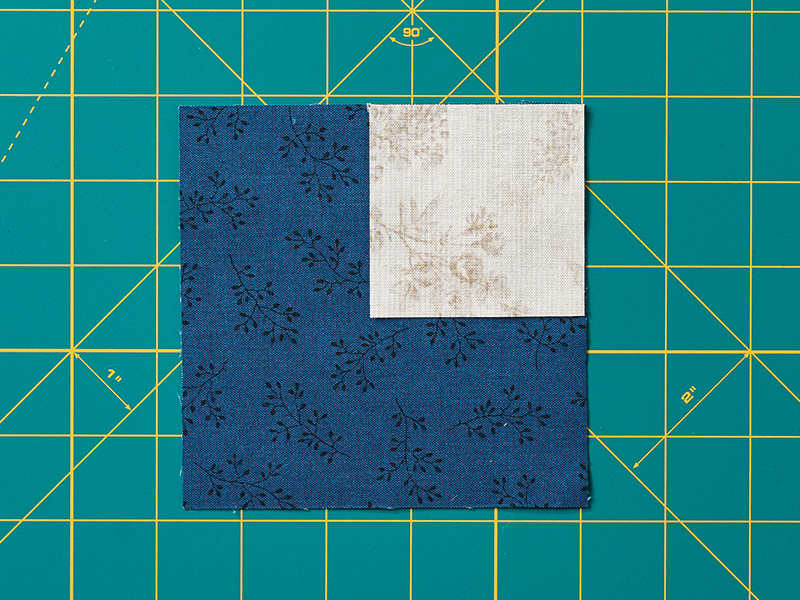 How to use a patchwork corner tool step 2