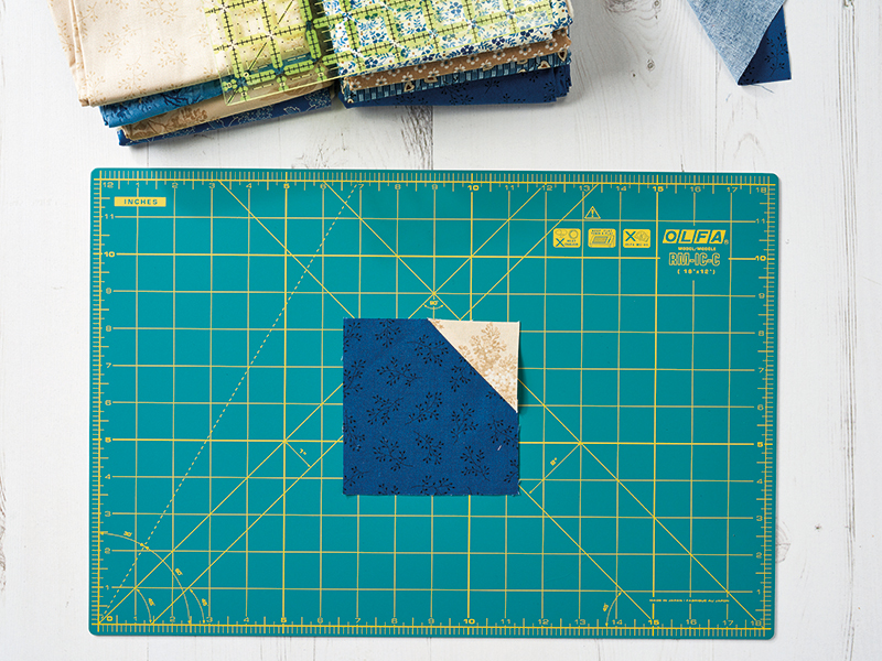 How to use a patchwork corner tool step 6