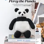 Panda toy knitting pattern