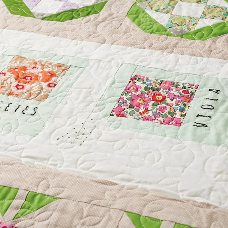 Seed packet quilt templates