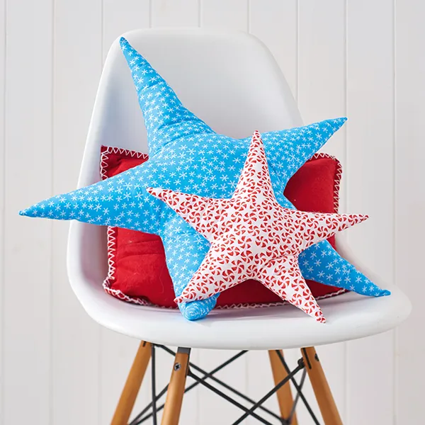 Star cushion sewing pattern