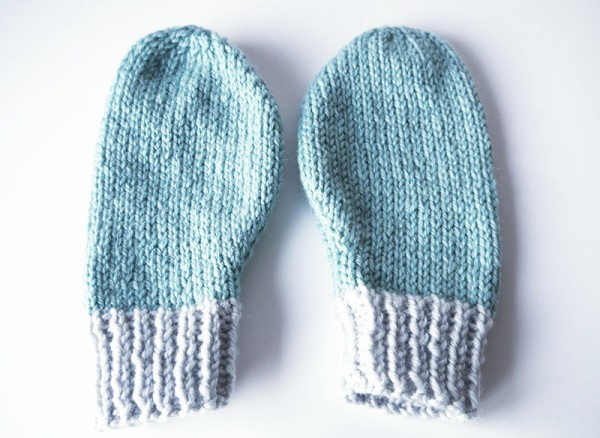 easy mitten knitting pattern step 10