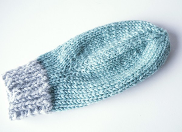 easy mitten knitting pattern step 9