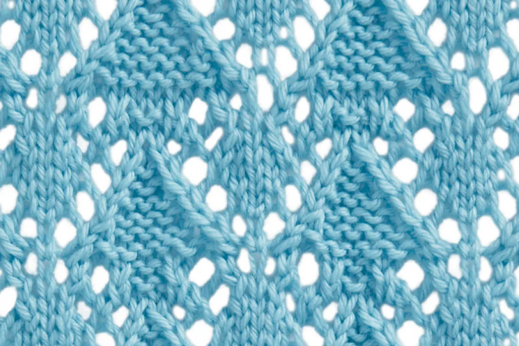 Arrowhead stitch pattern
