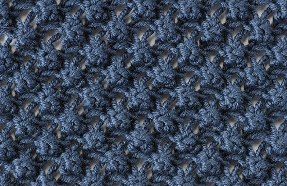 Textured knitting stitch patterns Berry
