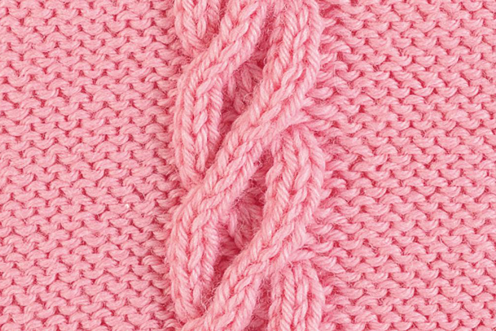 Pink Sweater Knit Fabric by POP!