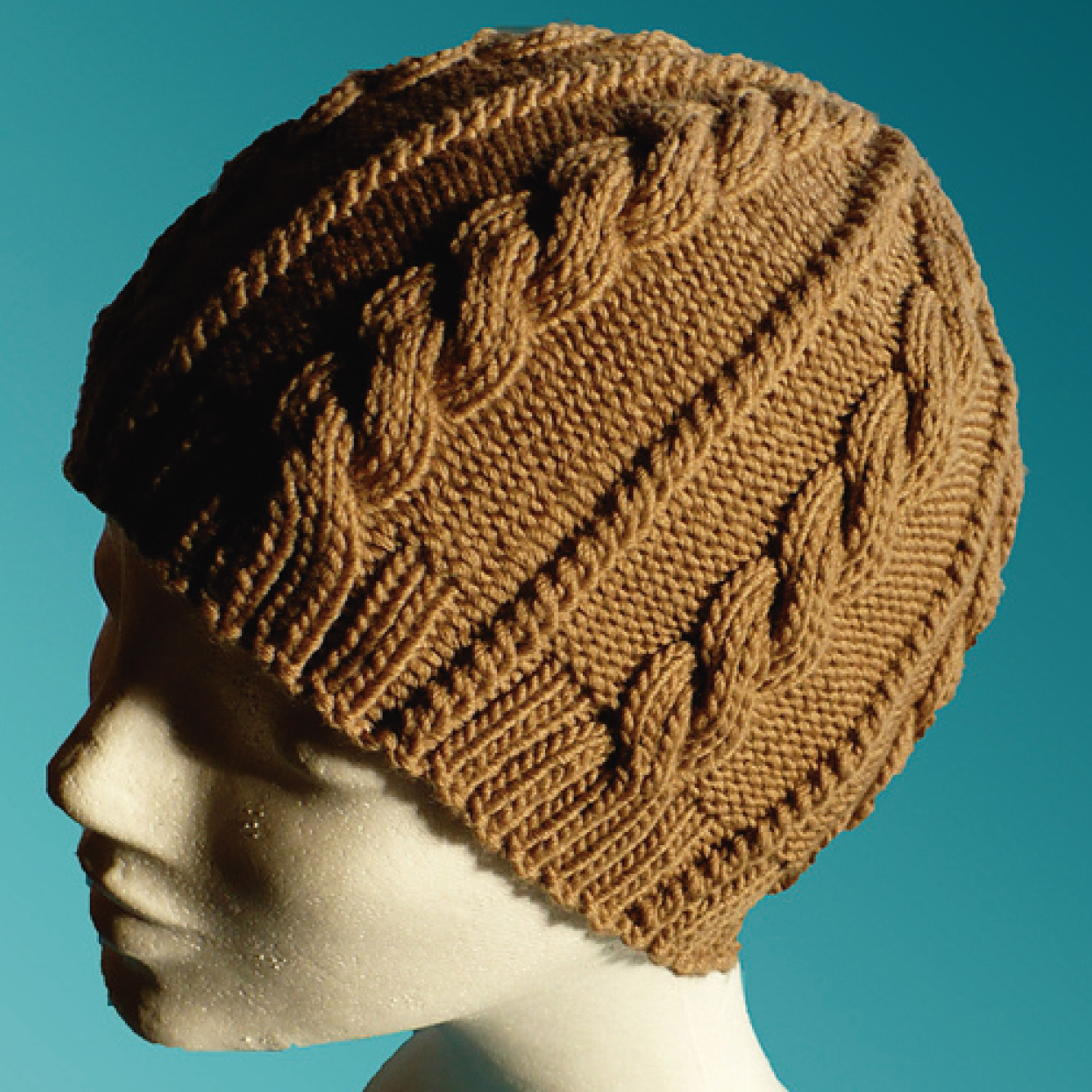 Caramel Cable Hat by Iris Wilde