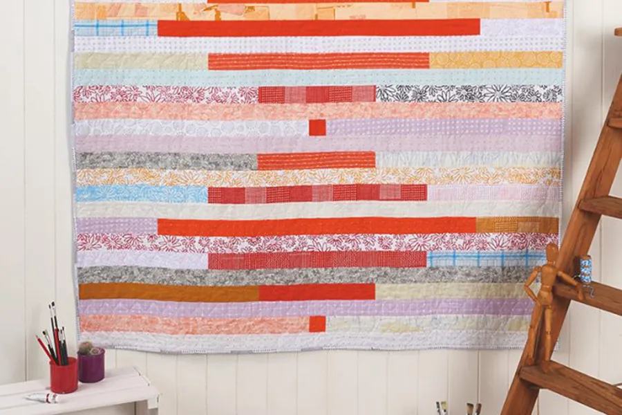 Easy stripe quilt pattern step by step