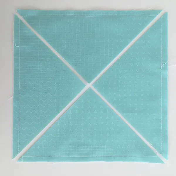 Free modern mini quilt pattern setp 5