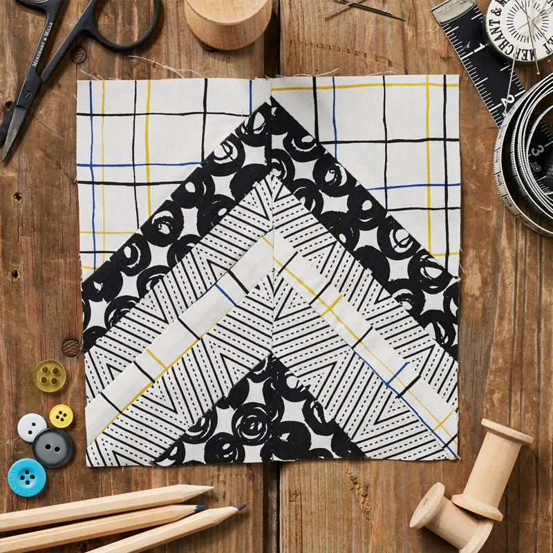 Free modern quilt block pattern