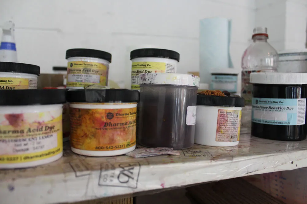 Fyberspates assorted tubs of dyes