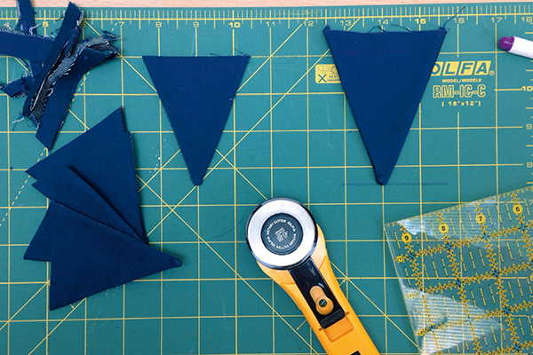How to make bunting step 4