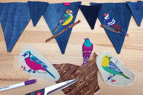How to make bunting step 5
