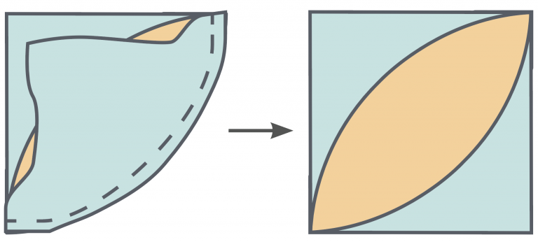 How to sew Orange Peels step 6