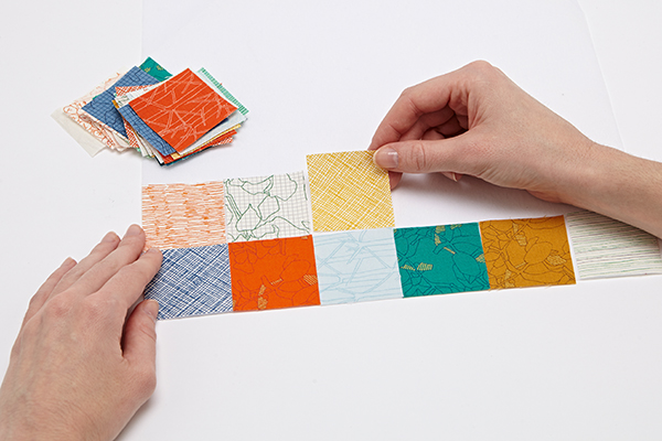 How to sew patchwork squares together