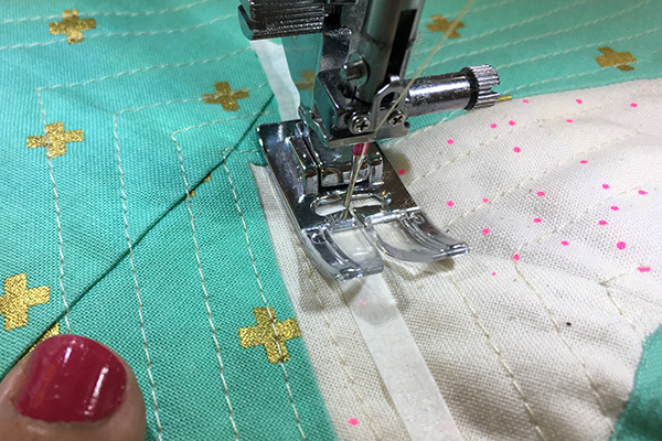 How to use quilters seam tape