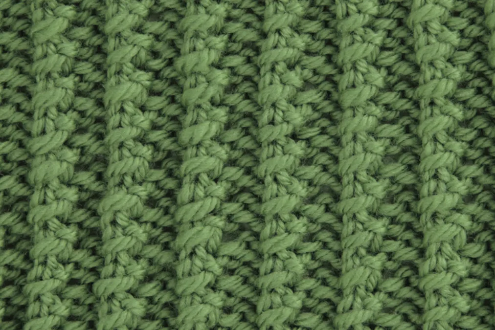 rib stitch knitting