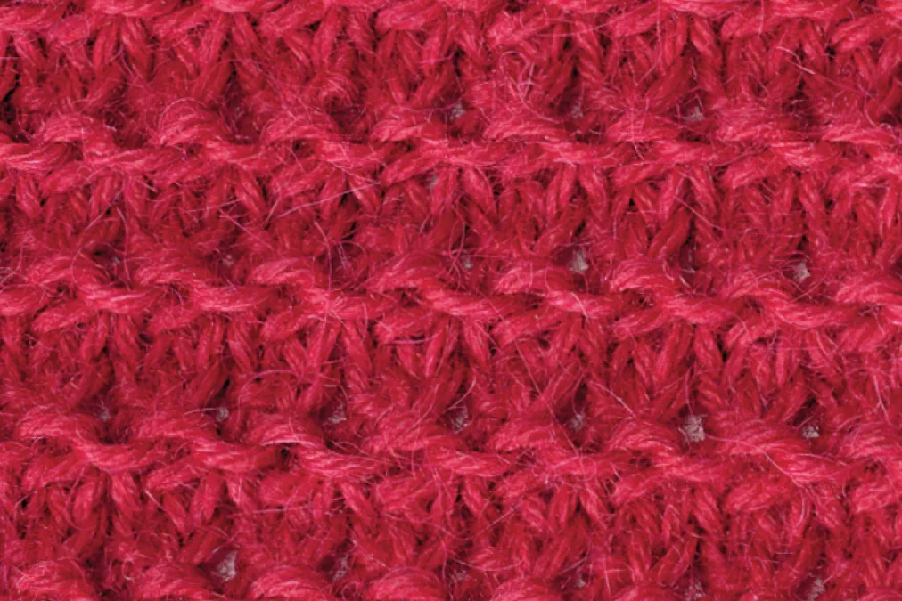 Textured knitting stitch patterns Little Clusters