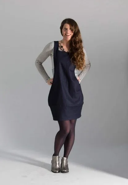 Scoop Pinafore sewing pattern