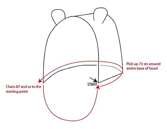 Simply Crochet issue 10 Cosy-Bear-Cowl-diagram