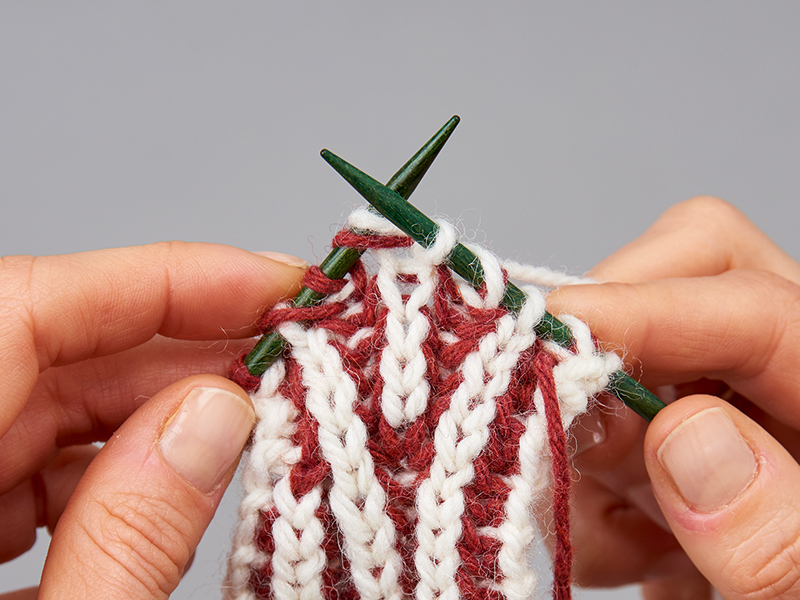 Brioche Knitting Tutorial brkyobrk increase Fig 1