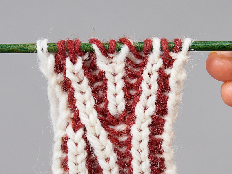 Brioche Knitting Tutorial brkyobrk increase Fig 4