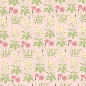 British wildflower patterned papers 03