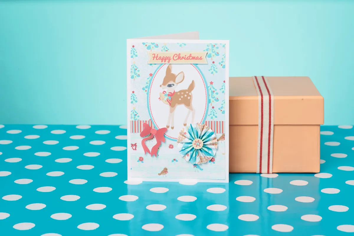 DIY Rudolf card - Christmas card inspiration