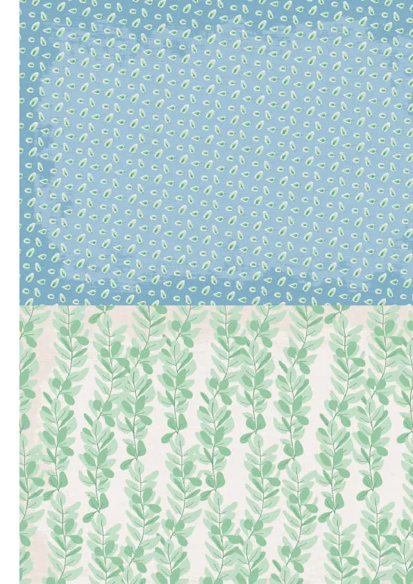 Free floral thank you patterned papers 2