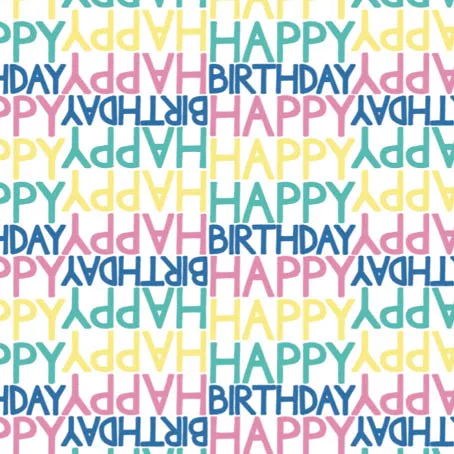 Free happy birthday brights patterned papers 06