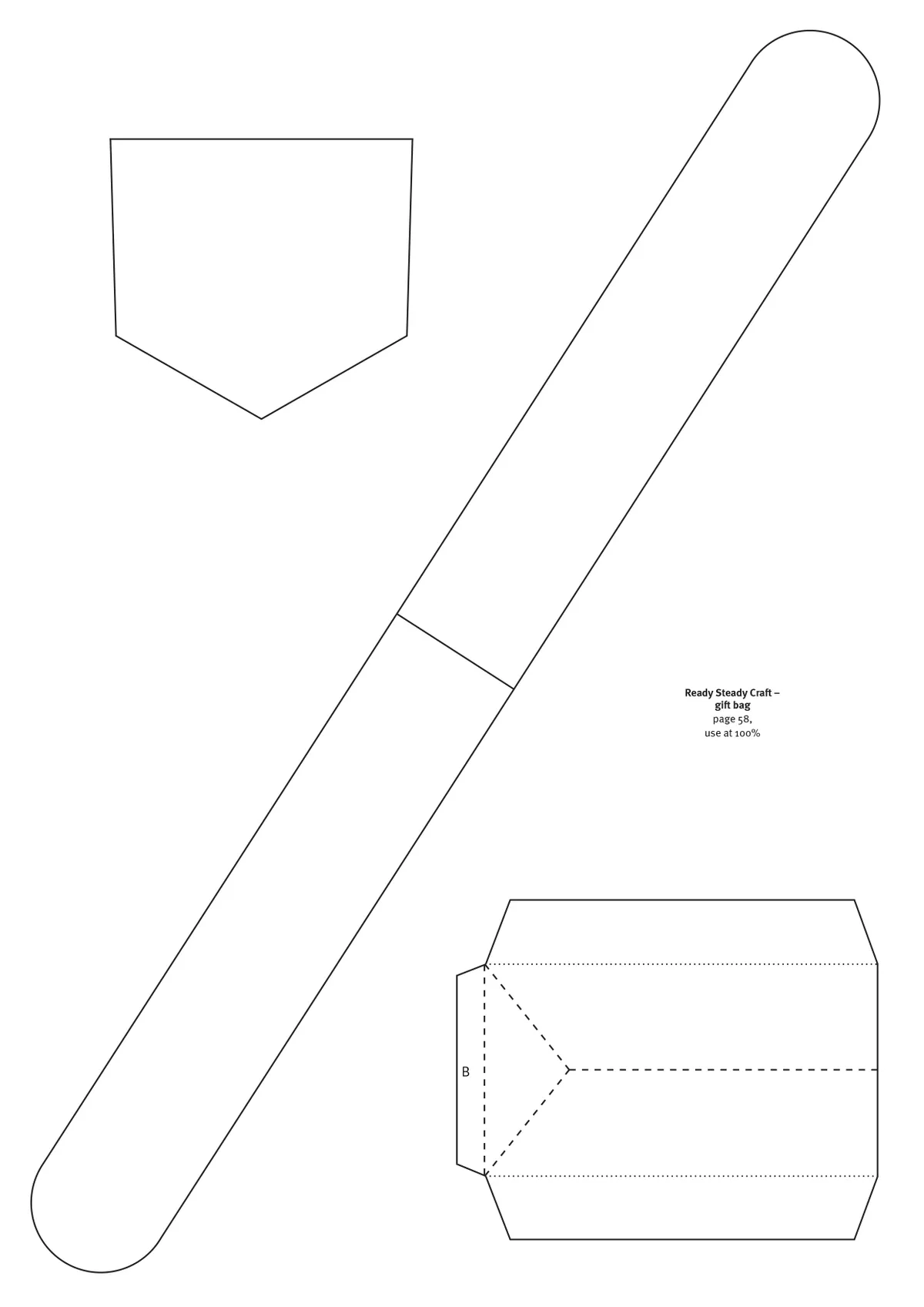 Free paper lampshade, gift box and dungarees base card templates 7