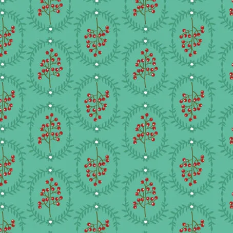 Free pinecone and poinsettia patterned papers 02