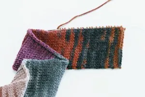 How to knit directional blocks
