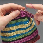 How to place a bead with slip stitch step 1