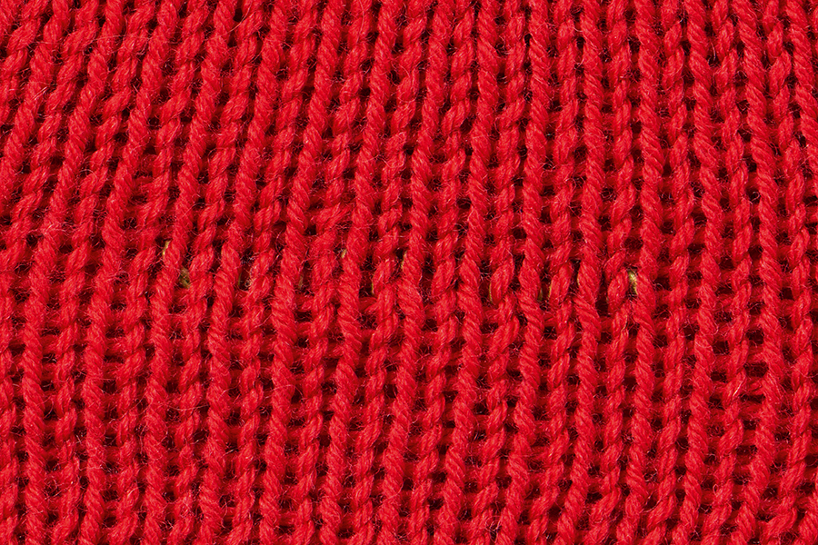 How to weave in ends duplicate stitch 2