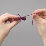 Intarsia knitting tutorial step 2