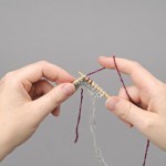 Intarsia knitting tutorial step 5
