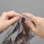 Intarsia knitting tutorial step 6