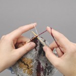 Intarsia knitting tutorial step 7