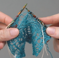 Knitting in lace tips 3