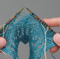 Knitting in lace tips 5