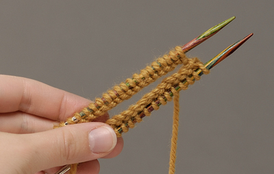 Magic Loop knitting step 11
