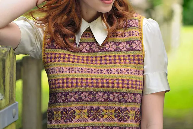 7 Fair Isle vest knitting patterns to download now - Gathered