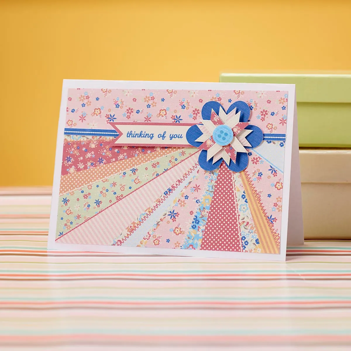 Patchwork greetings card ideas