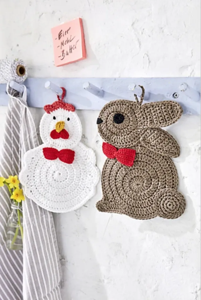 bunny-chicken Easter crochet patterns