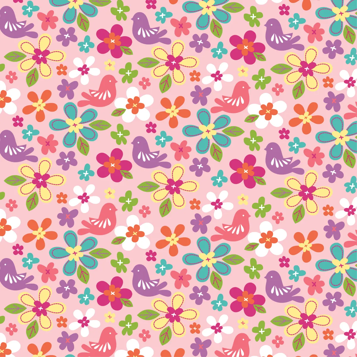 Free Butterflies and Blooms patterned papers 02