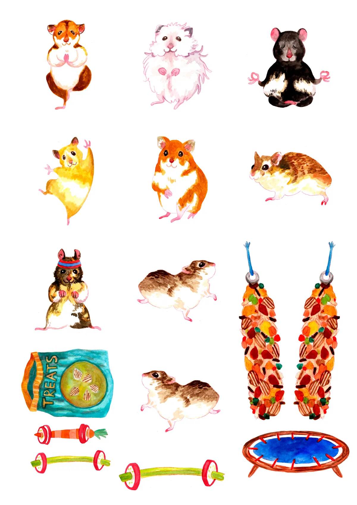 Free motivational hamster printables 10