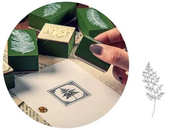 Classy Christmas Card Rubber Stamp  Rubber Stamps Made from Your Photos!