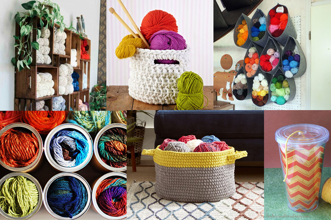 Top 10 crochet storage ideas with free patterns - Gathered